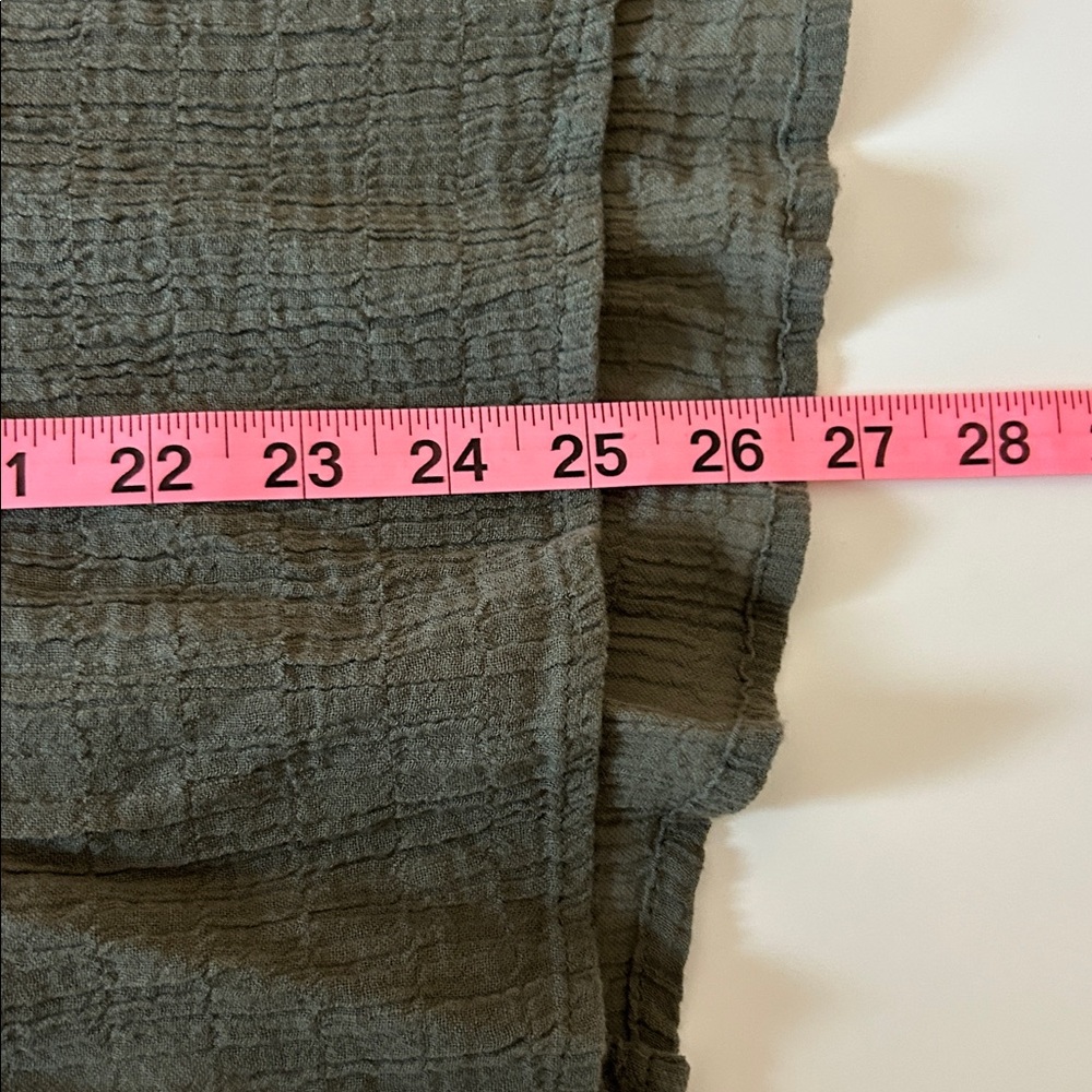 Aerie Dark Olive Long Sleeve Shirt - Picture 7 of 7